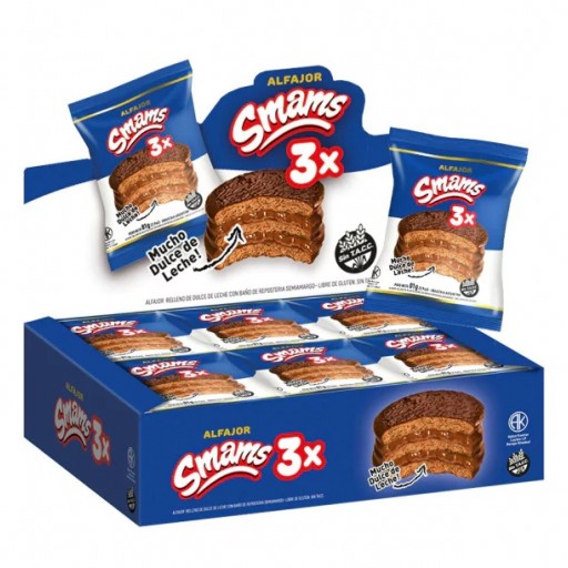 Galletitas SMAMS rellenas limon x 105 grs